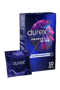 Durex perfect extra veilig met glijmiddel 10x