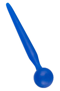 Blauwe penis plug
