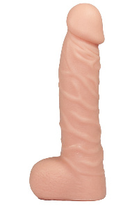Huidskleurige penis-dildo met essentiële details