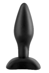 Mini siliconen buttplug zwart