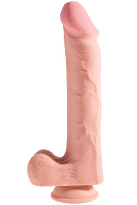 Realistische dildo met testikels 33 cm