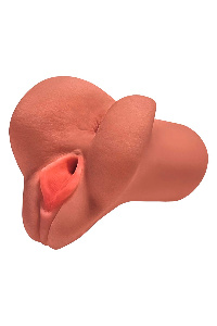 Realistische vagina/anus mastrubator bruin