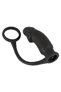 Anaal plug met vibrator en penisring