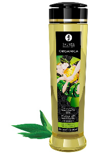 Shunga massage olie organica green tea 240 ml