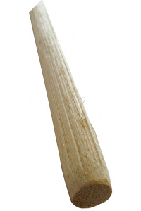 Ontvelde manila stok met rubber handvat 10 mm