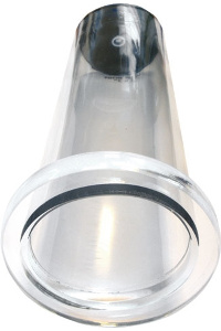 La pump elliptische peniscilinder 6,4 x 23 cm