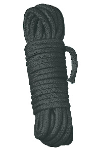 Bondage touw zwart 10  meter