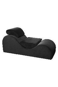 Stijlvolle ligstoel voor comfortabele seks zwart