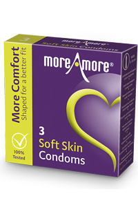 Moreamore - condoom soft skin 3 stuks