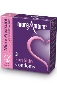 Moreamore - condoom fun skin 3 stuks