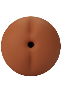 Autoblow - a.i. siliconen anus sleeve bruin