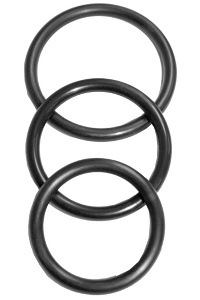 S&m - nitrile cock ring 3 pack