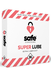 Safe - condooms - extra glijmiddel (36 stuks)