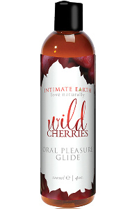 Intimate earth - natural flavors glide wilde kersen 120 ml