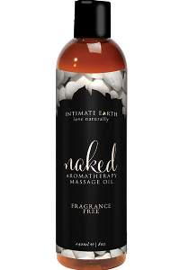 Intimate earth - massage olie naked unscented 240 ml