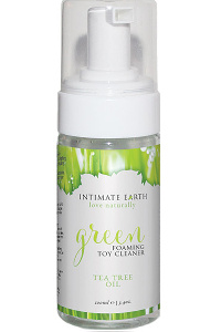 Intimate earth - groene thee toycleaner schuim 100 ml