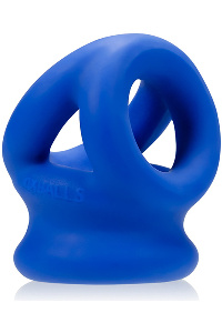 Oxballs - tri-squeeze cocksling & ballstretcher blauw