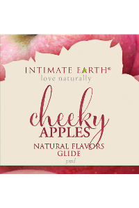 Intimate earth - natural flavors glide appel foil 3 ml