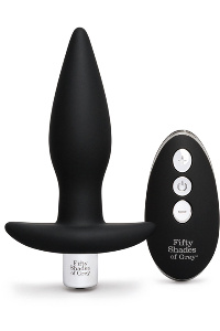 Fifty shades of grey - relentless vibrations remote control butt plug