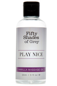 Fifty shades of grey - play nice vanille massage olie 90 ml