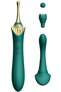 Zalo - bess vibrator turquoise groen