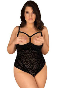 Obsessive - jagueria crotchless teddy 6xl/7xl