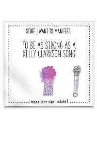 Warm human -to be as strong as a kelly clarkson song