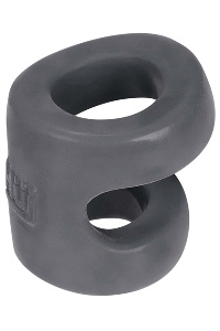 Hunkyjunk connect cock & ball tugger ring - steen