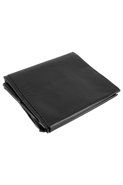 Orgie vinyl sex laken zwart - 220x220 cm - afbeelding 2
