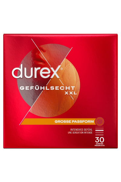 Durex xxl condooms met glijmiddel 30x