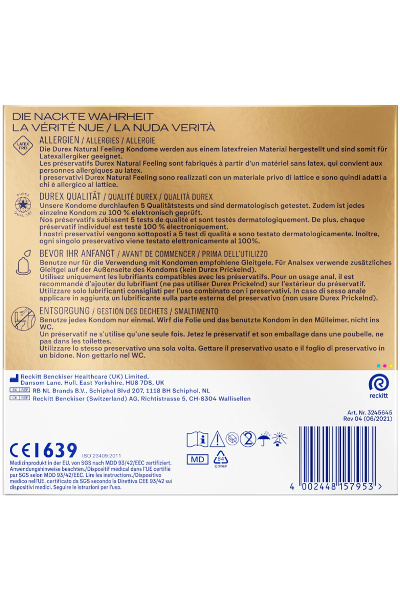 Durex natural feeling 30 condooms - afbeelding 2