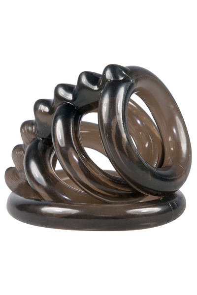Comfortabele rekbare ring die balzak en penis afknelt - afbeelding 2