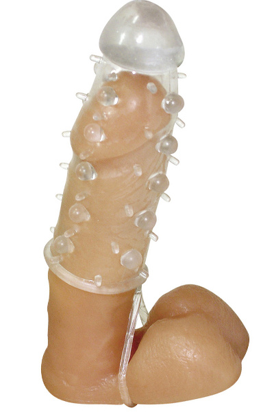 Penishuls met stimulatie en cockring - afbeelding 2