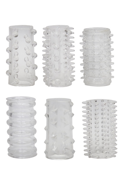 Rode rozen penisring set 6 stuks