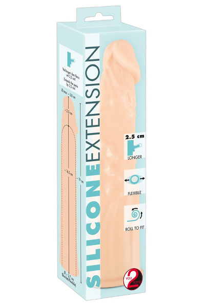 Siliconen extensie sleeve huidskleur - afbeelding 2