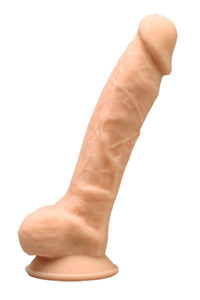 Realistische dildo 1 met silexpan voor geheugeneffect
