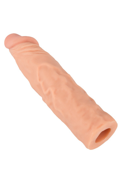 Realistische penis sleeve + 3 cm