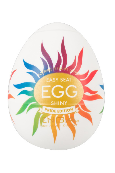 Tenga egg shiny pride-editie 6 x masturbator - afbeelding 2