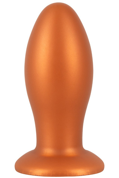 Anos grote zachte buttplug met zuignap