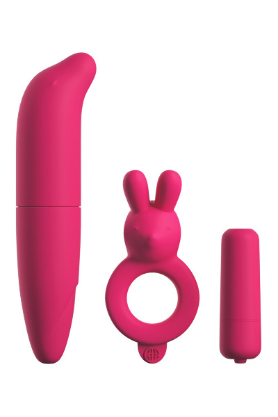 3-delige starters kit met G-spot vibrator voor koppels