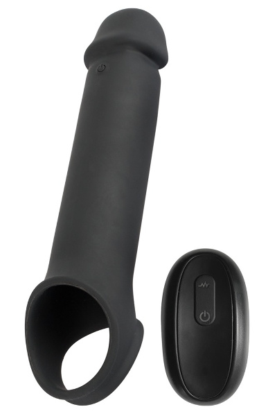 Rebel penis verlening met vibratie en afstandbediening