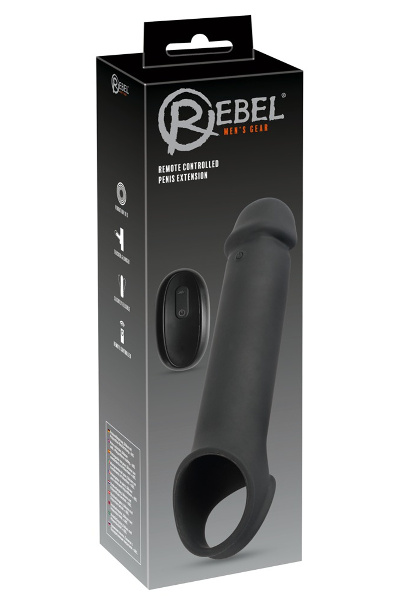 Rebel penis verlening met vibratie en afstandbediening - afbeelding 2