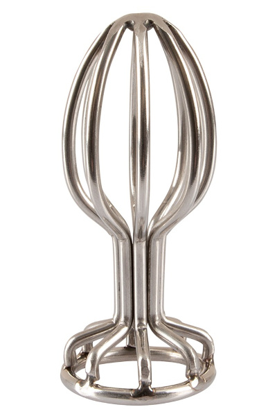 Anos metal cage butt plug 2.8