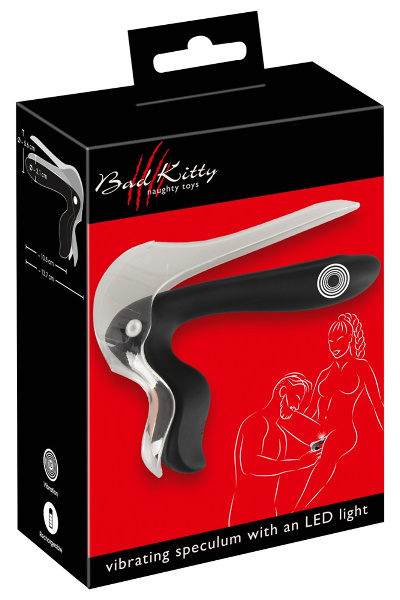 Bad kitty vibrerende speculum met led verlichting - afbeelding 2