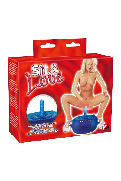 Opblaasbare zit kussen met vibrator - afbeelding 2