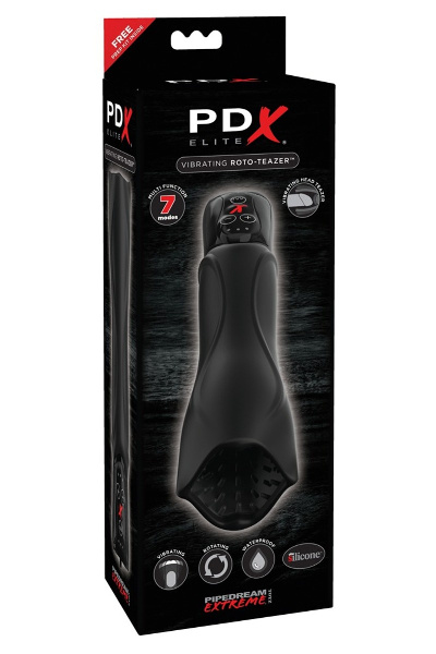 PDX elite eikelvibrator "Vibrerende Roto-Teazer" - afbeelding 2