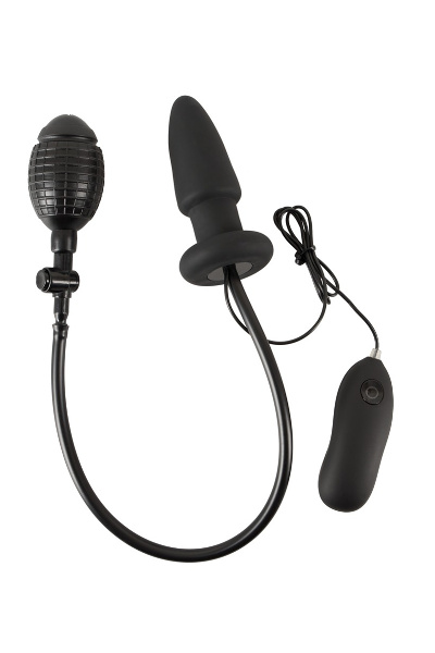 Opblaasbare vibrerende buttplug