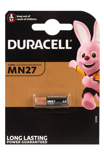 Batterij duracell 27A - 10 stuks