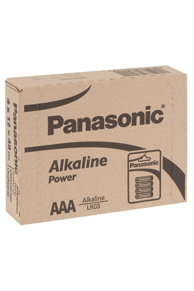 Panasonic batterijen AAA - 48 stuks - afbeelding 2