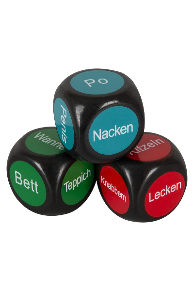 3 lustdobbelstenen duits,